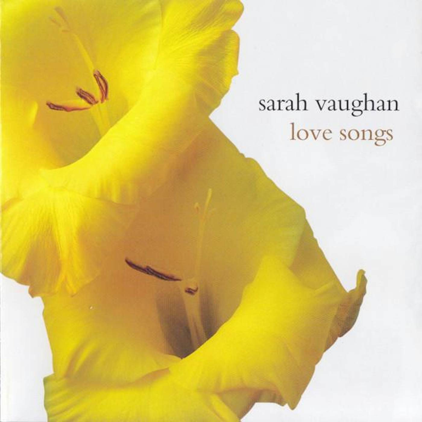 Sarah Vaughan LOVE SONGS CD