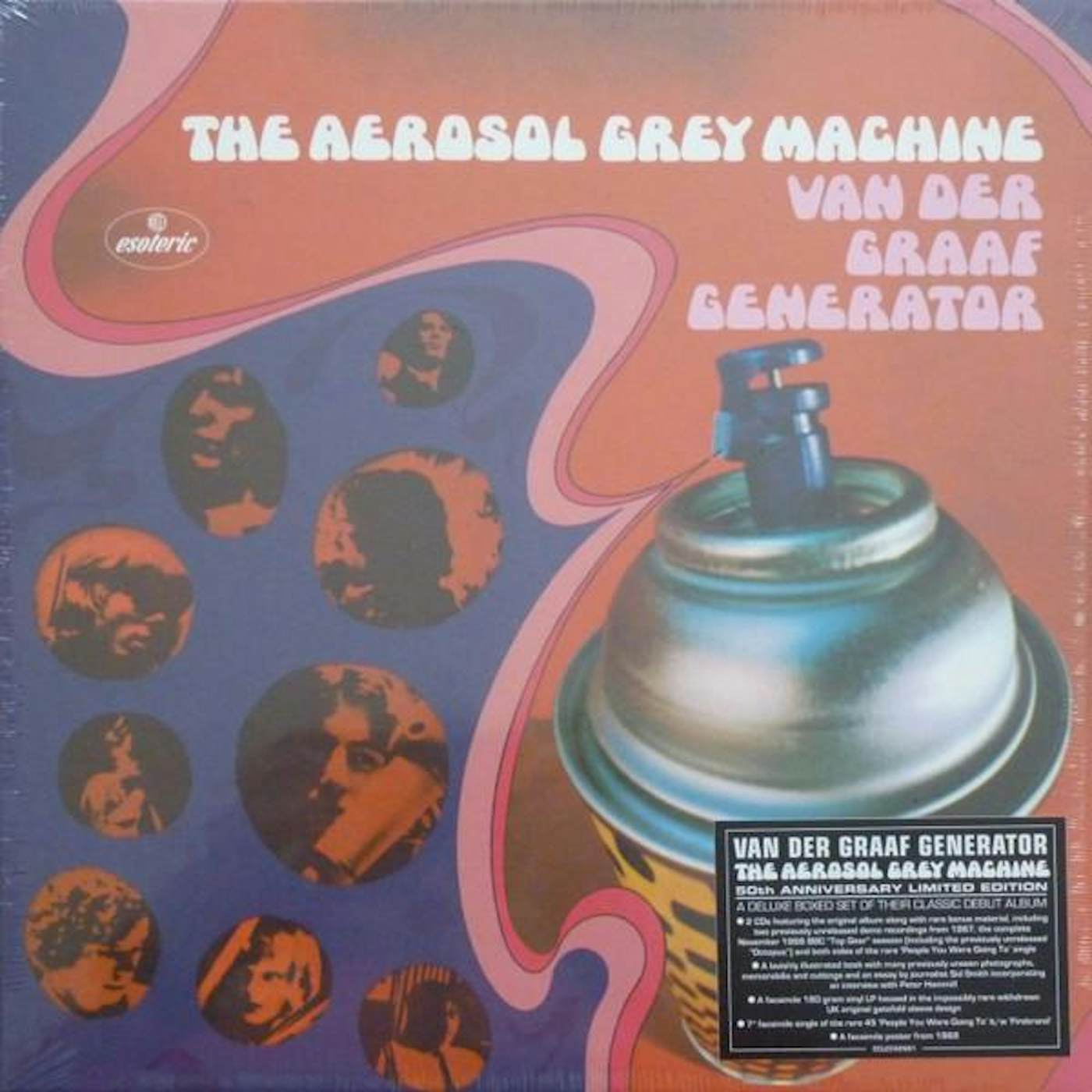 Van Der Graaf Generator AEROSOL GREY MACHINE: 50TH ANNIVERSARY EDITION  (2CD/180G LP/7INCH) Vinyl Record