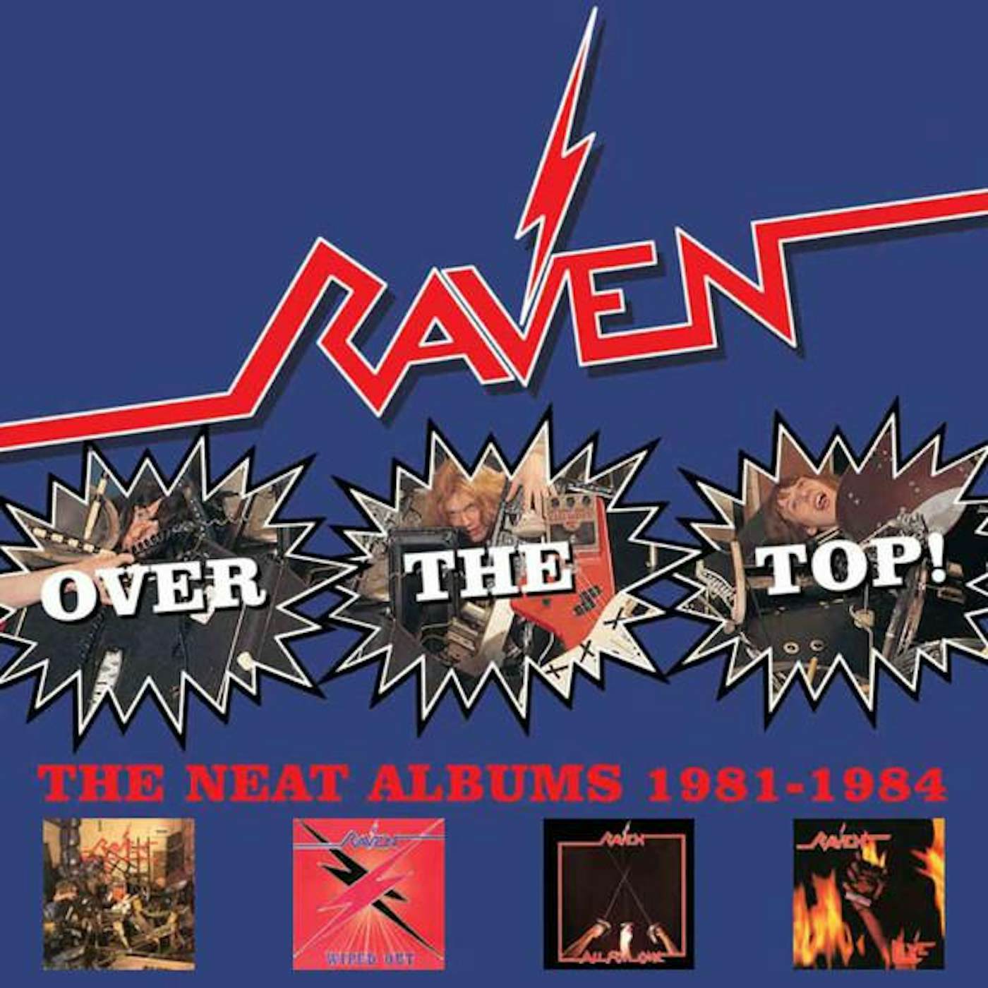 Raven OVER THE TOP!: THE NEAT YEARS 1981-1984: 4CD CLAMSHELL BOXSET CD