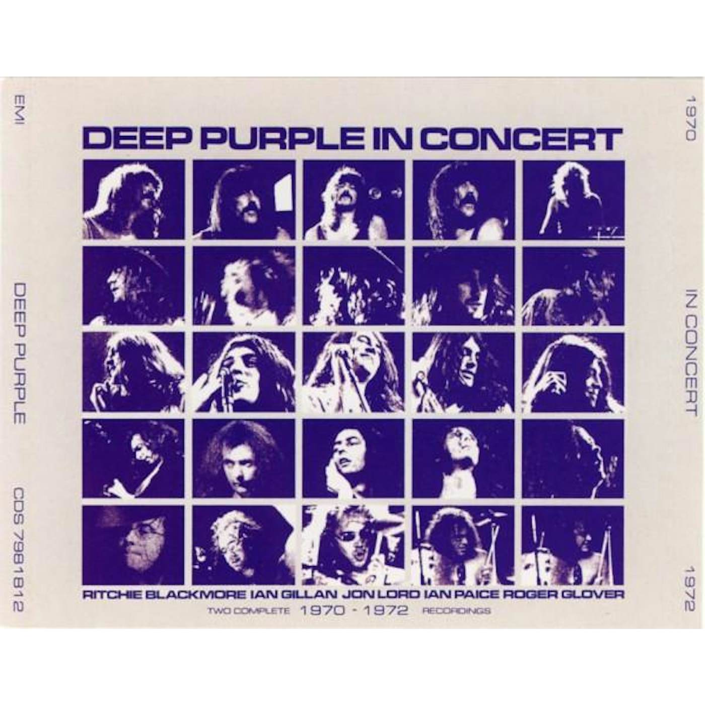 Deep Purple IN CONCERT 1970 - 1972 CD