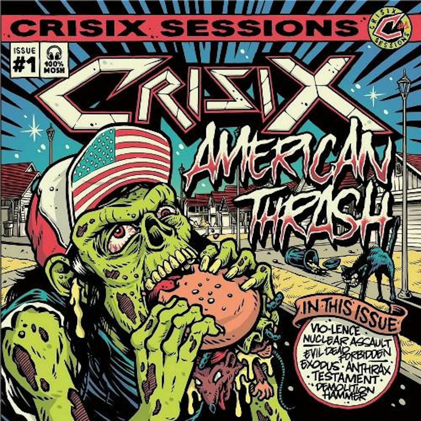CRISIX SESSION # 1; AMERICAN THRASH CD