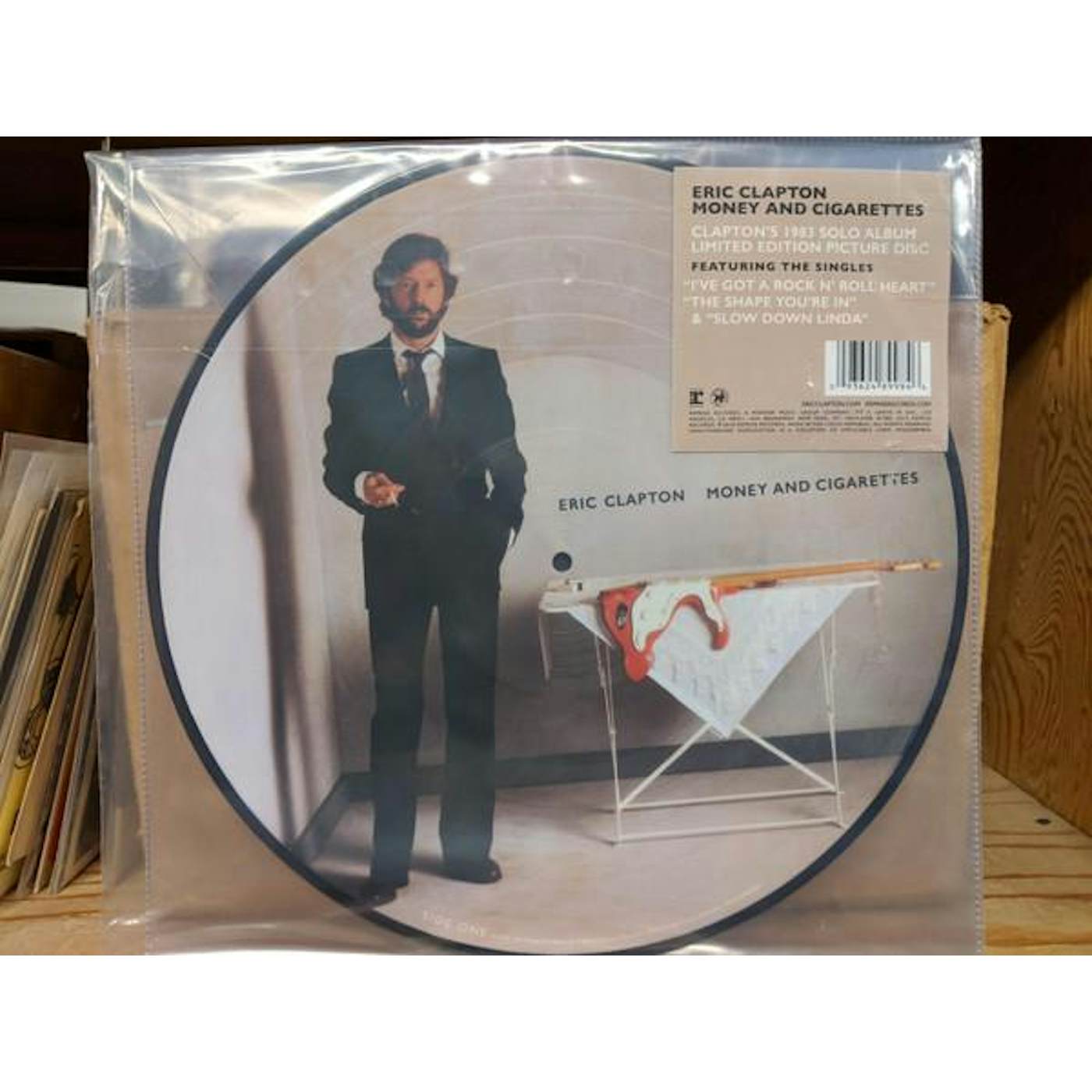 Eric Clapton MONEY & CIGARETTES (PICTURE DISC) Vinyl Record