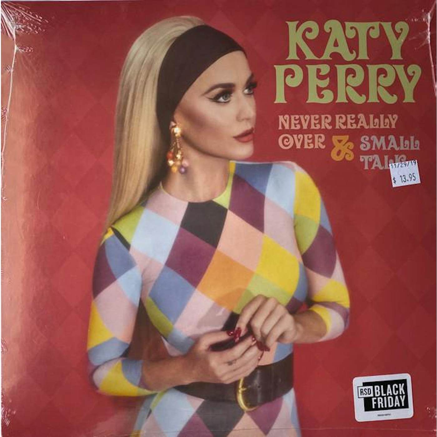 Katy Perry NEVER REALLY OVER / SMALL TALK Vinyl Record