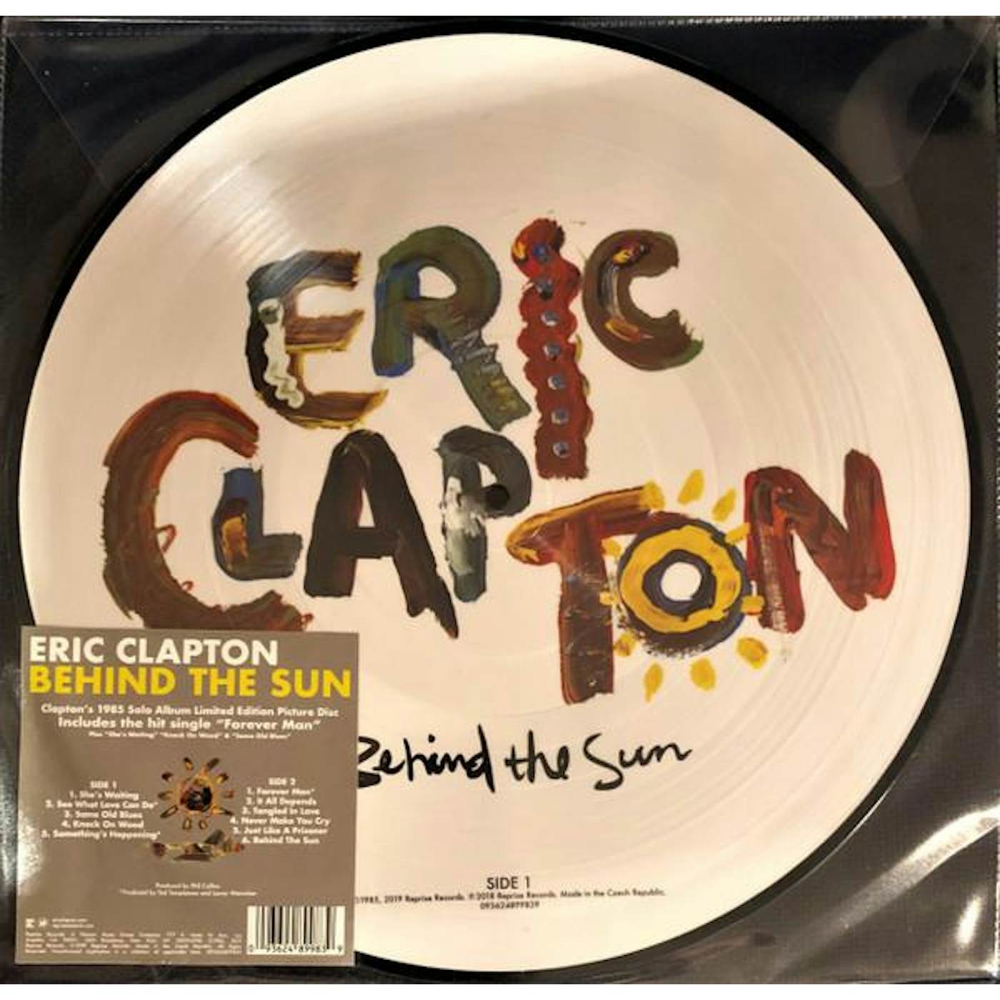 Eric Clapton BEHIND THE SUN (PICTURE DISC) Vinyl Record