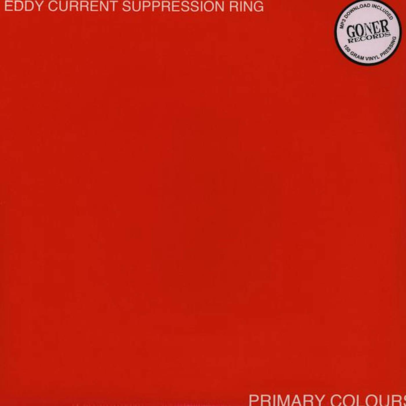 Eddy Current Suppression Ring Primary Colours Vinyl Record