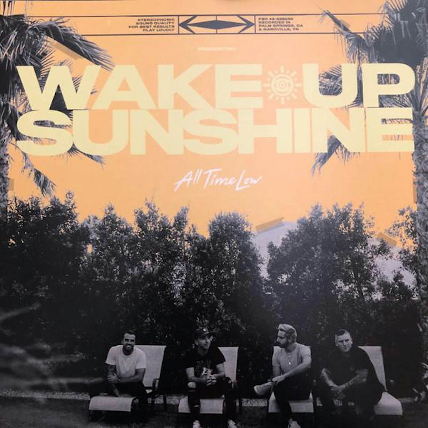 All Time Low Wake Up, Sunshine Vinyl Record