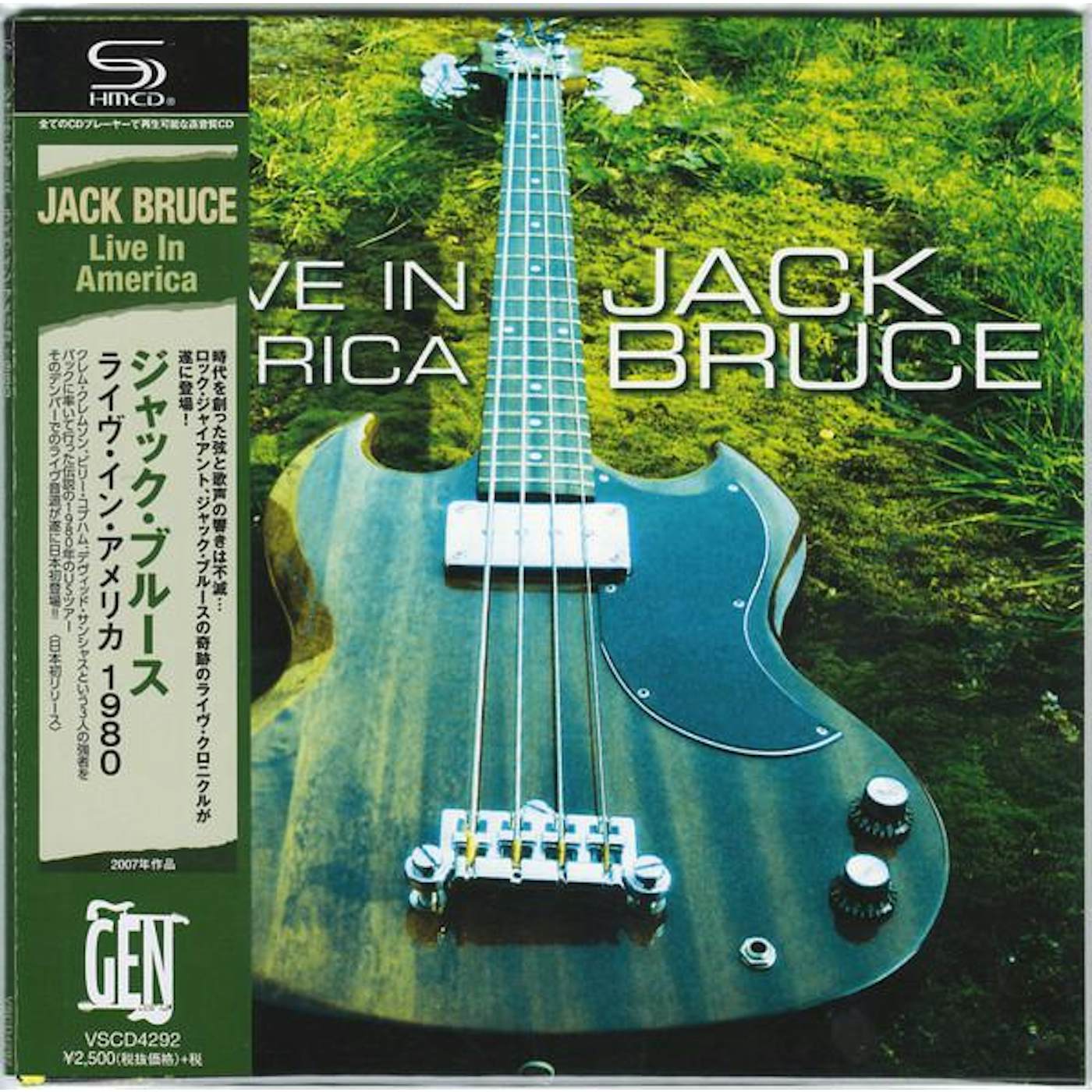 Jack Bruce LIVE IN AMERICA CD