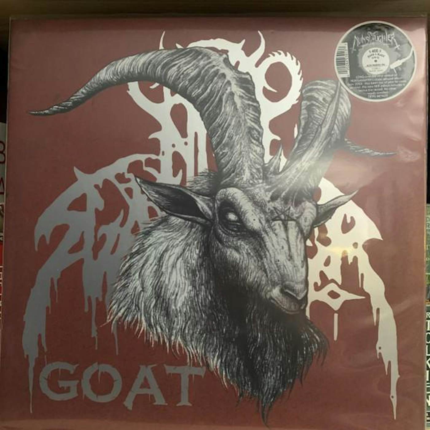 Nunslaughter GOAT (RED/SILVER) (2LP) Vinyl Record