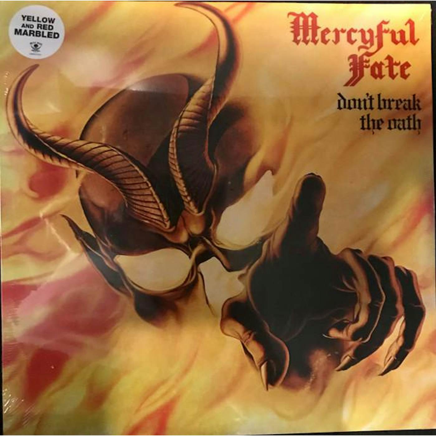 Mercyful Fate Don't Break The Oath (yellow w/ red flares vinyl)