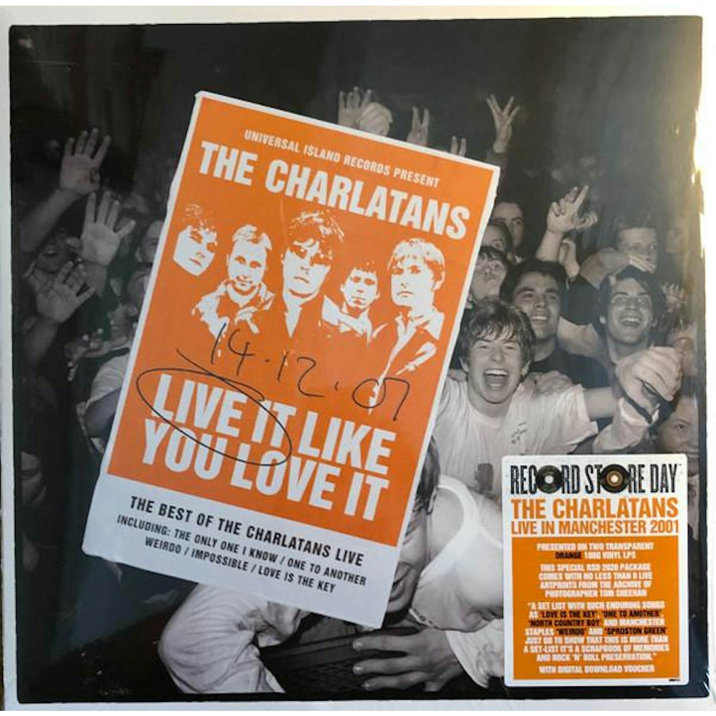 The Charlatans Live It Like You Love It Vinyl Record
