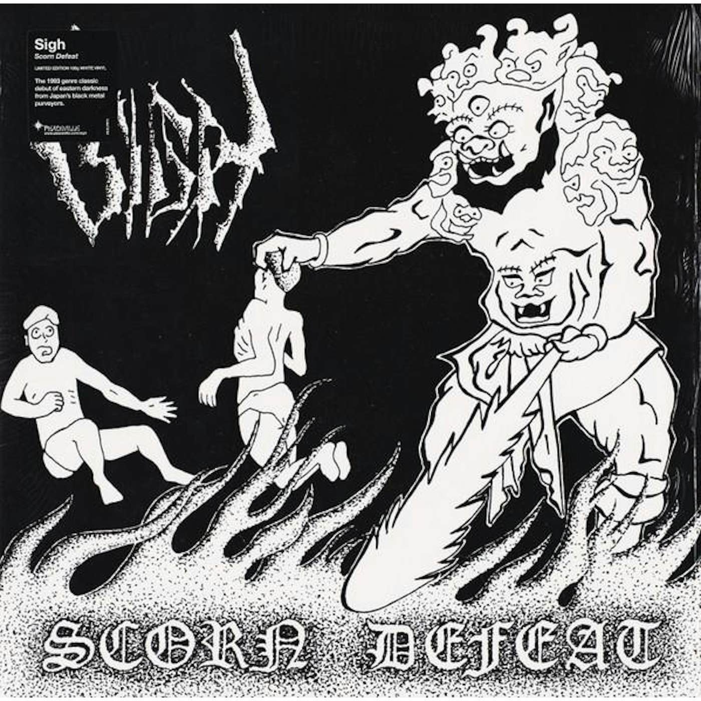 Sigh SCORN DEFEAT (180G/WHITE VINYL) Vinyl Record