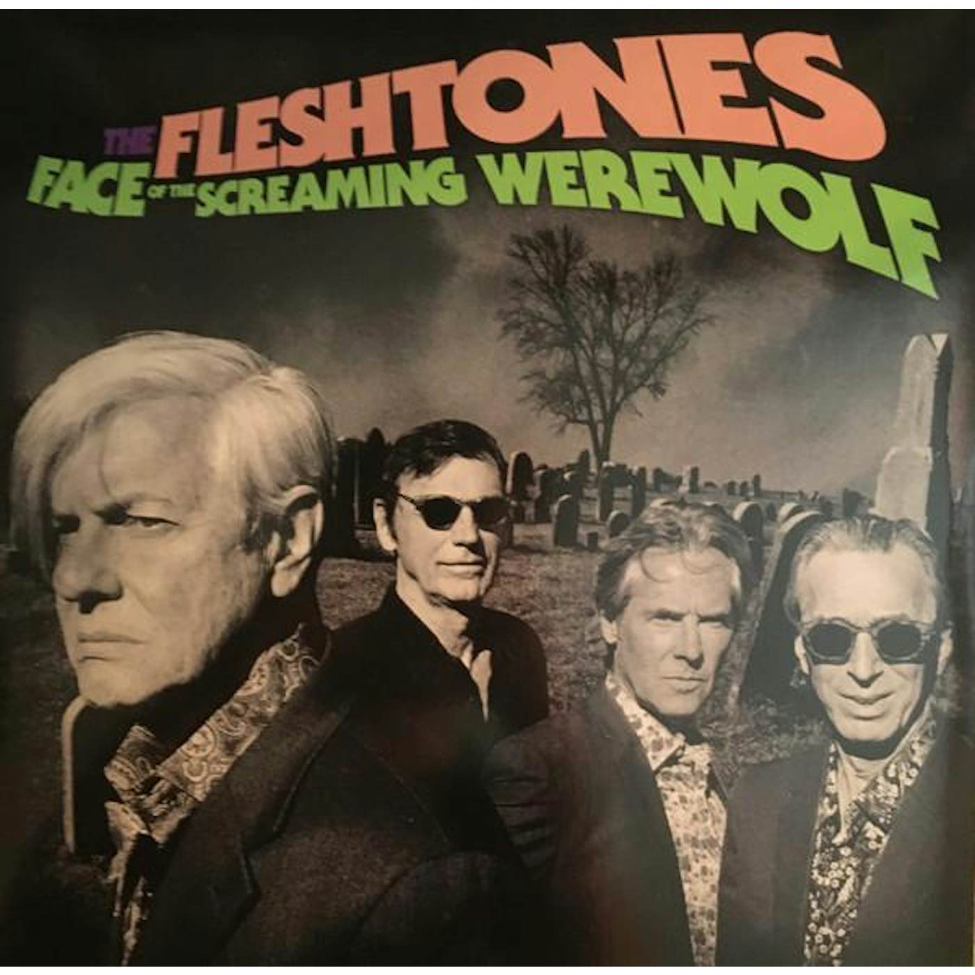 The Fleshtones FACE OF THE SCREAMING WEREWOLF (PURPLE WITH BLACK SPLATTER VINYL) (RSD) Vinyl Record