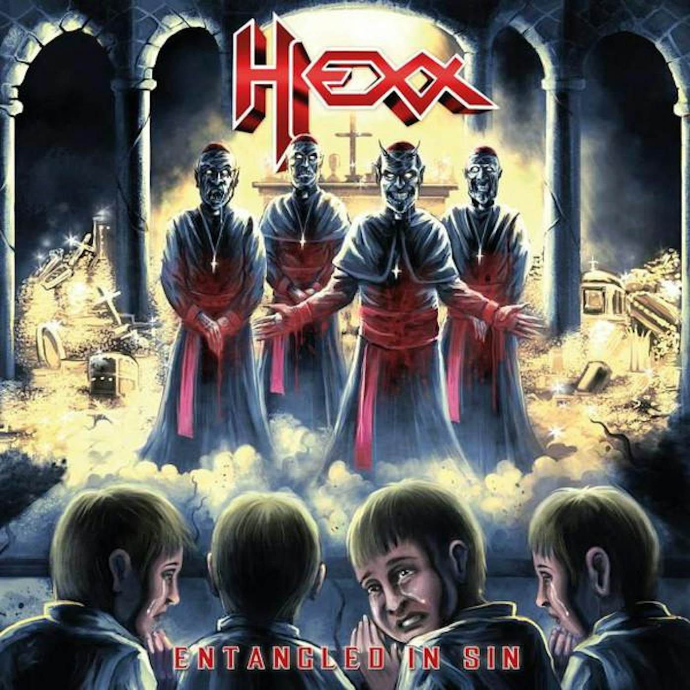 Hexx ENTANGLED IN SIN (IMPORT) Vinyl Record
