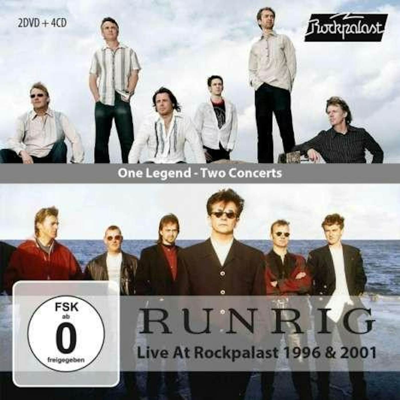 Runrig ONE LEGEND - TWO CONCERTS (LIVE AT ROCKPALAST 1996 & 2001) (CD/DVD BOX SET)