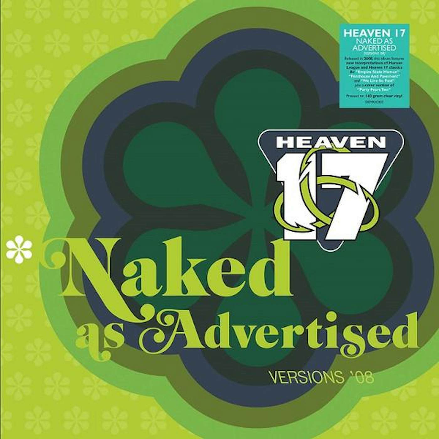 Heaven 17 NAKED AS ADVERTISED (140G/CLEAR VINYL) Vinyl Record