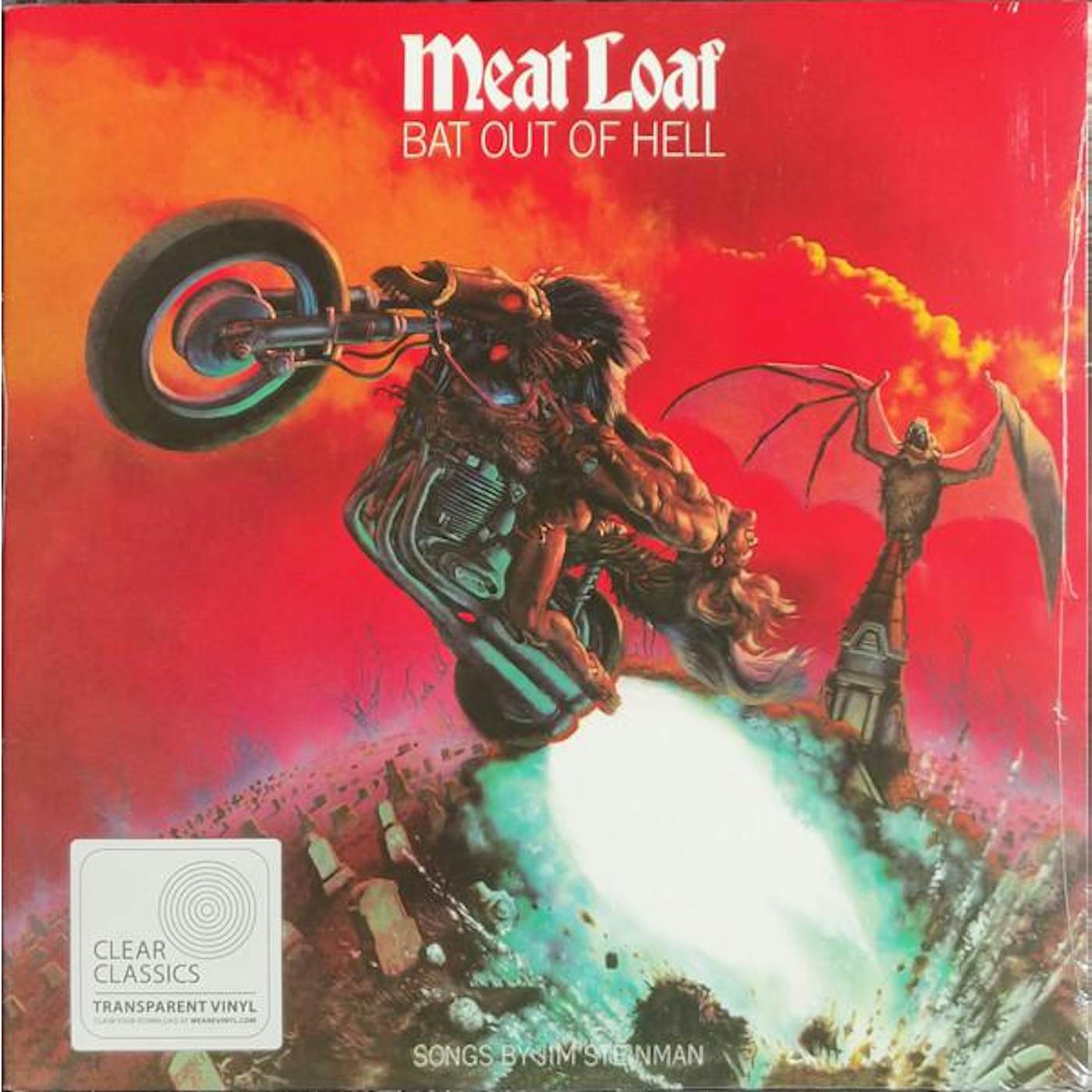 Meat Loaf BAT OUT OF HELL (CLEAR CLASSIC VINYL) Vinyl Record