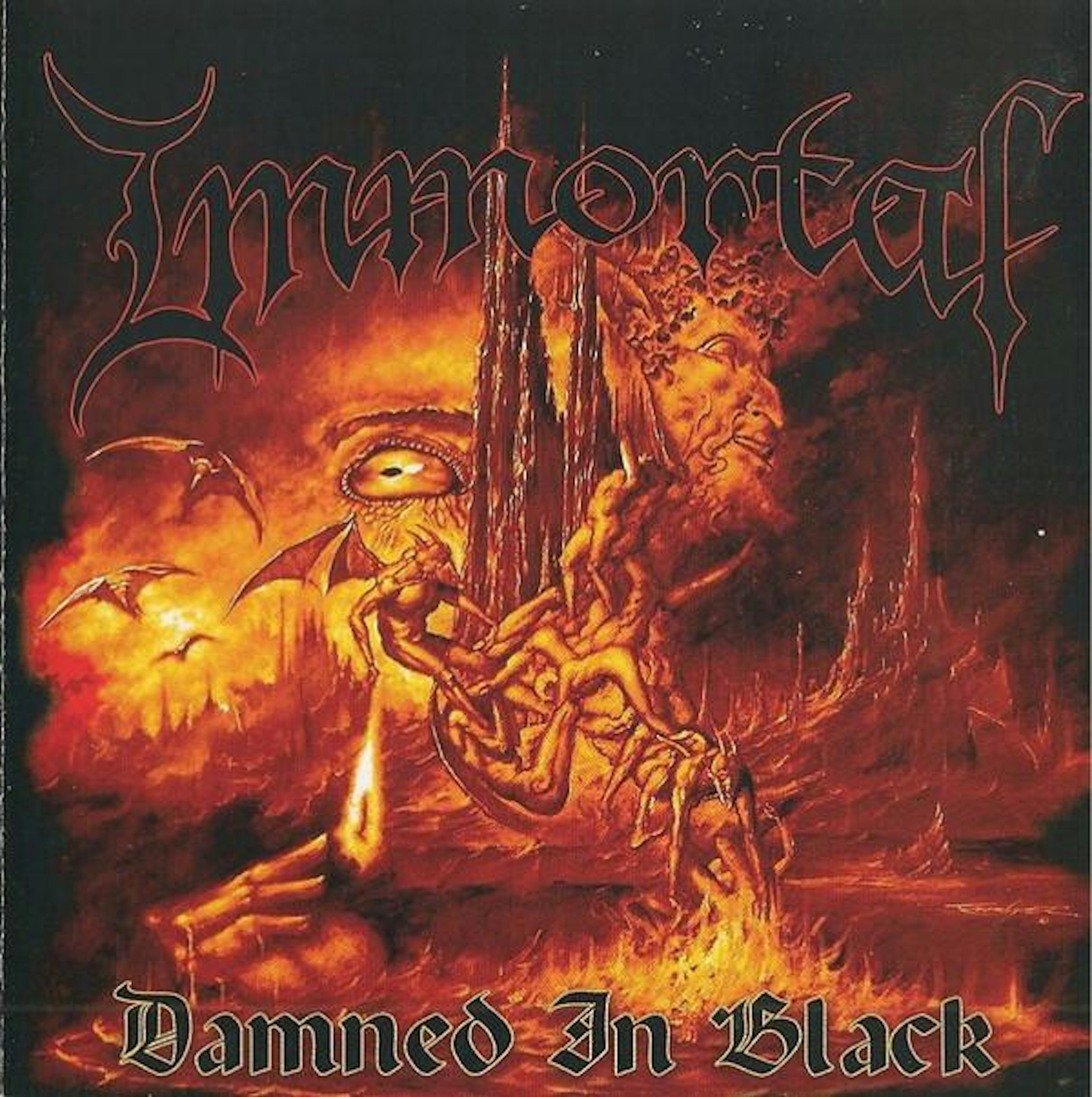 Immortal Damned In Black Vinyl Record