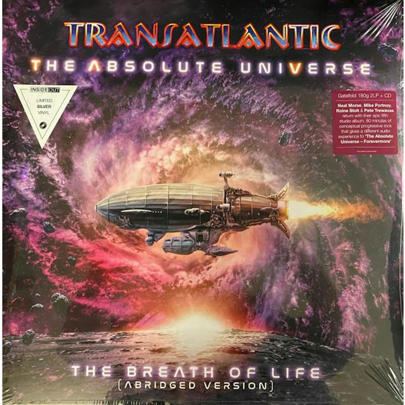 Transatlantic ABSOLUTE UNIVERSE: THE BREATH OF LIFE (ABRIDGED VERSION/SILVER VINYL) (I) Vinyl Record