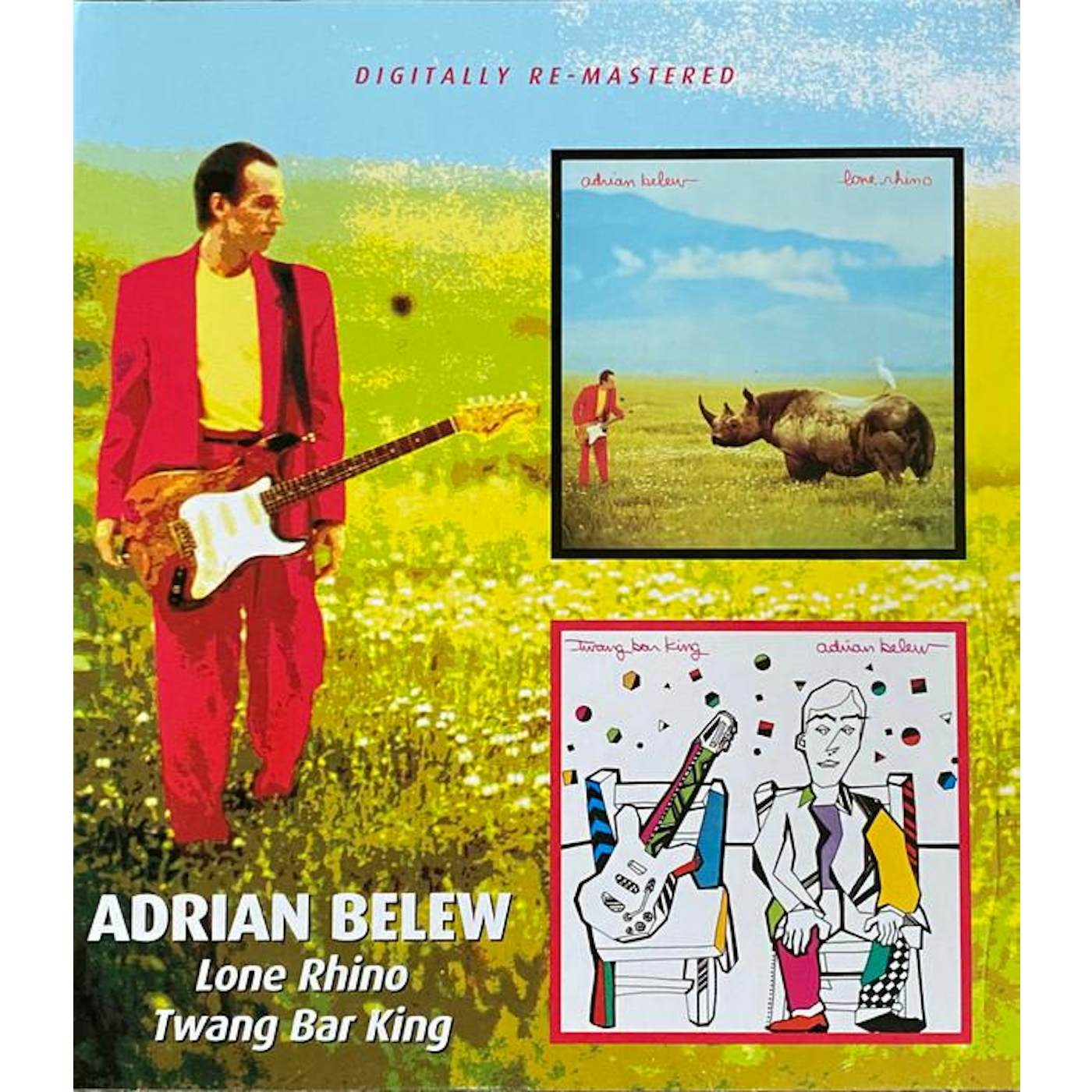 Adrian Belew LONE RHINO / TWANG BAR KING (REMASTERED) CD
