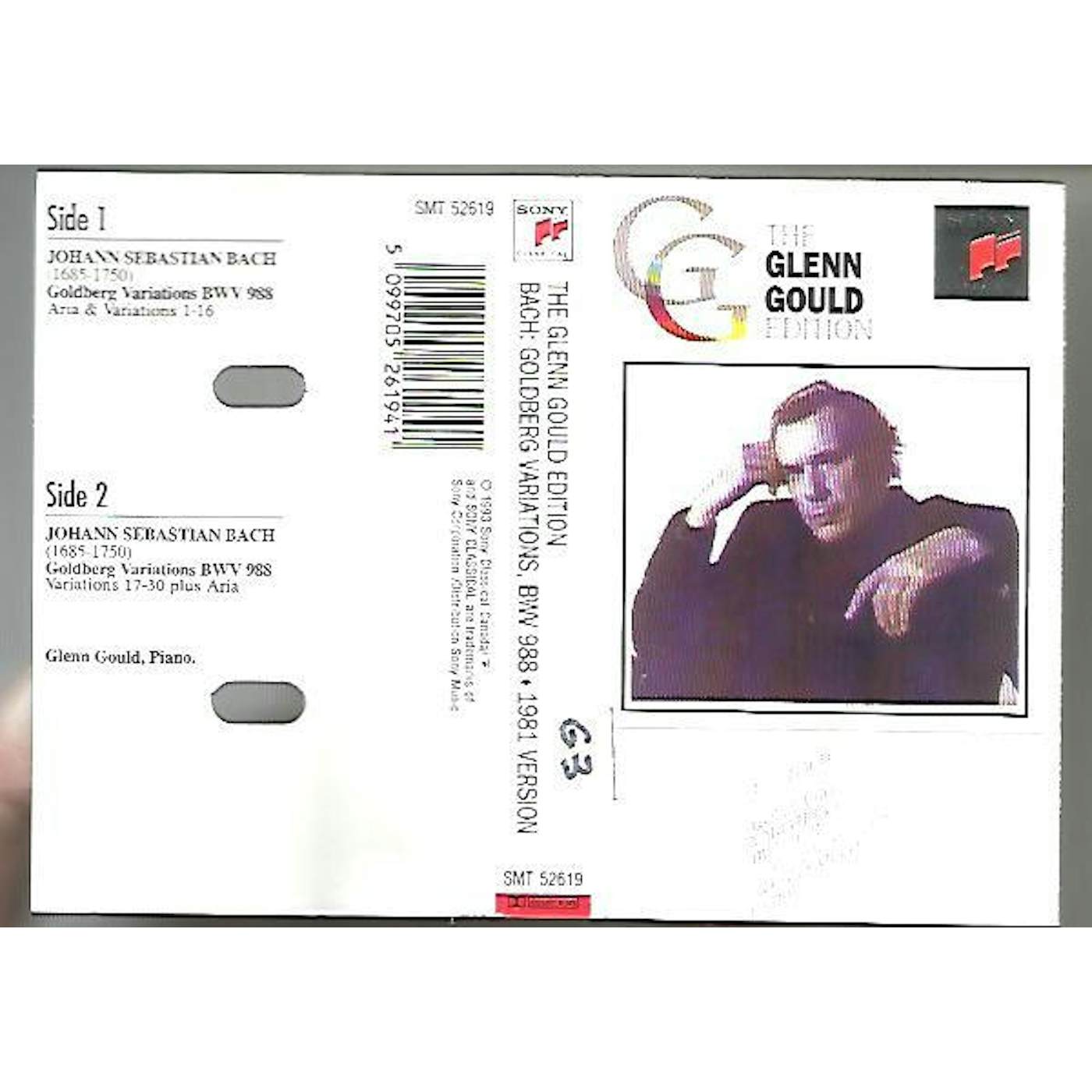Glenn Gould BACH,J.S: GOLDBERG VARIATIONS (1955 & 1981) CD