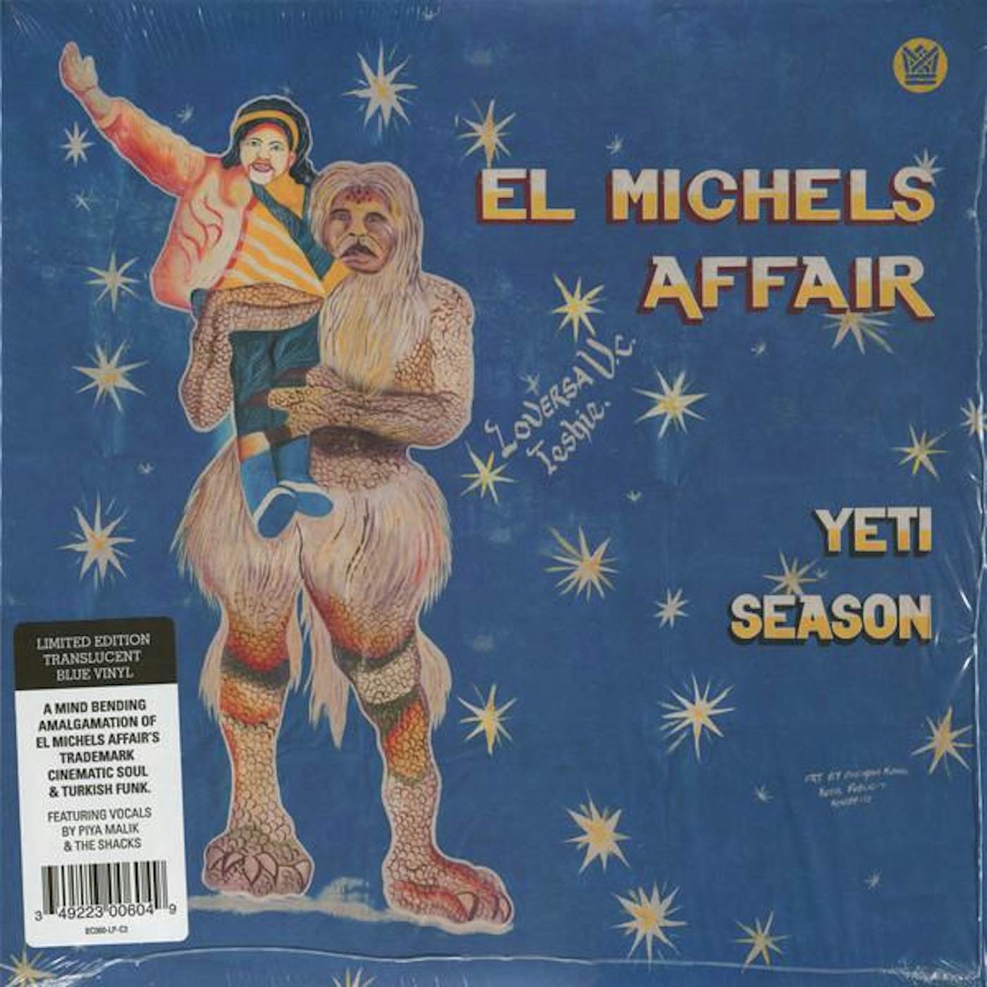 El Michels Affair YETI SEASON (CLEAR BLUE VINYL) Vinyl Record