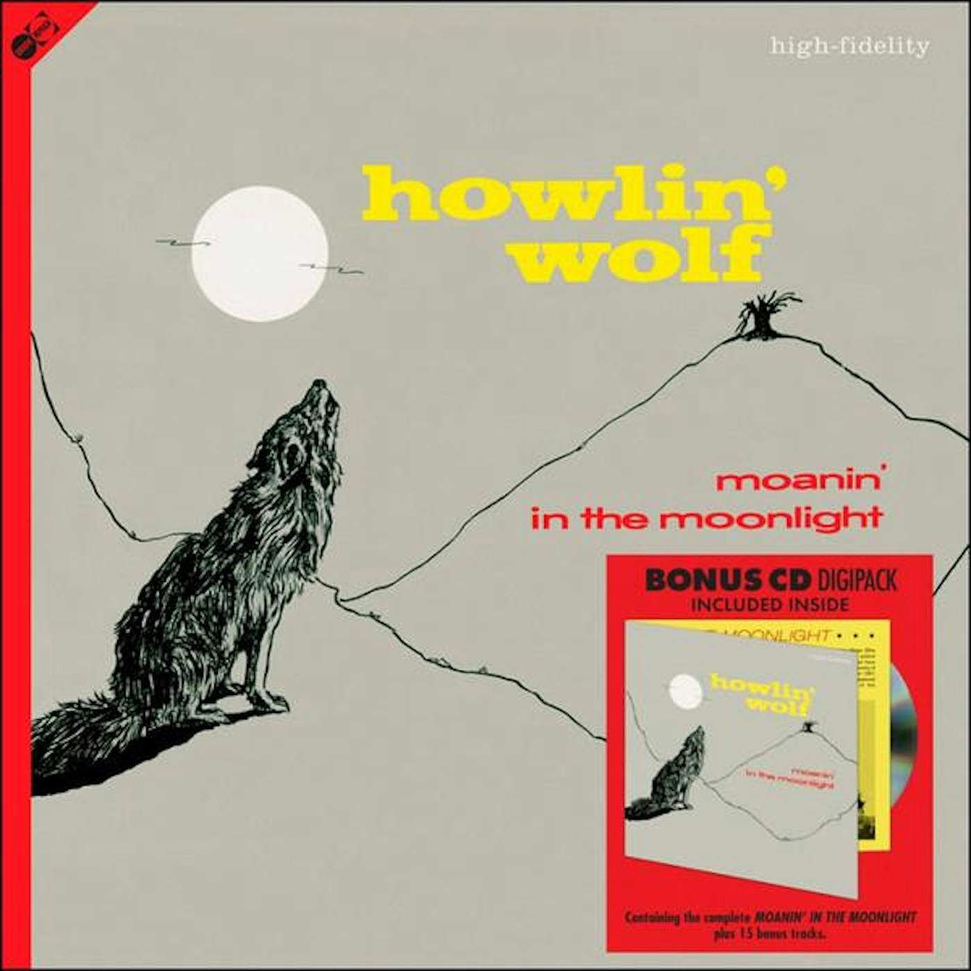 Howlin' Wolf Moanin' In The Moonlight (Lp/cd) Vinyl Record