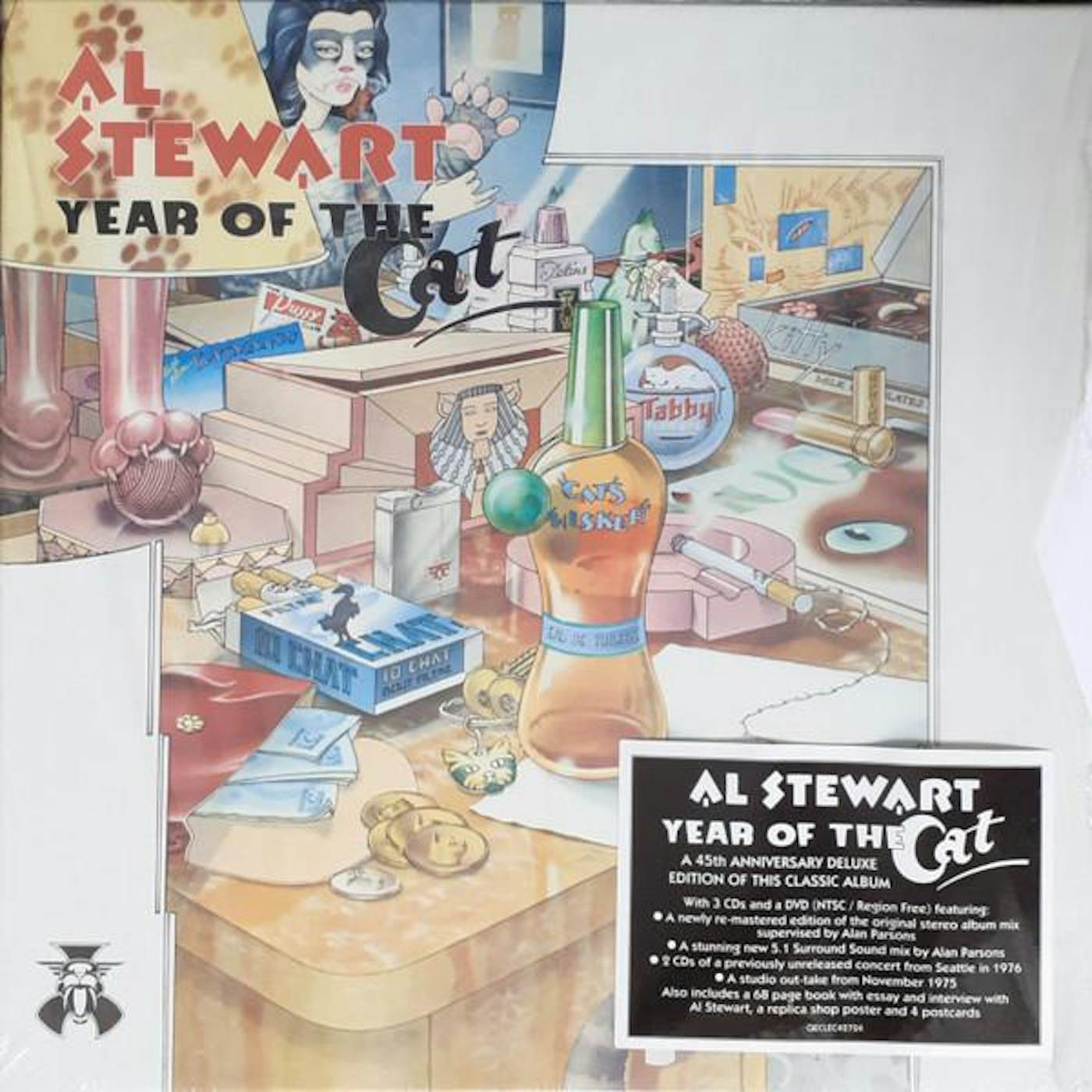 Al Stewart YEAR OF THE CAT (3CD/DVD/45TH ANNIVERSARY DELUXE EDITION) CD