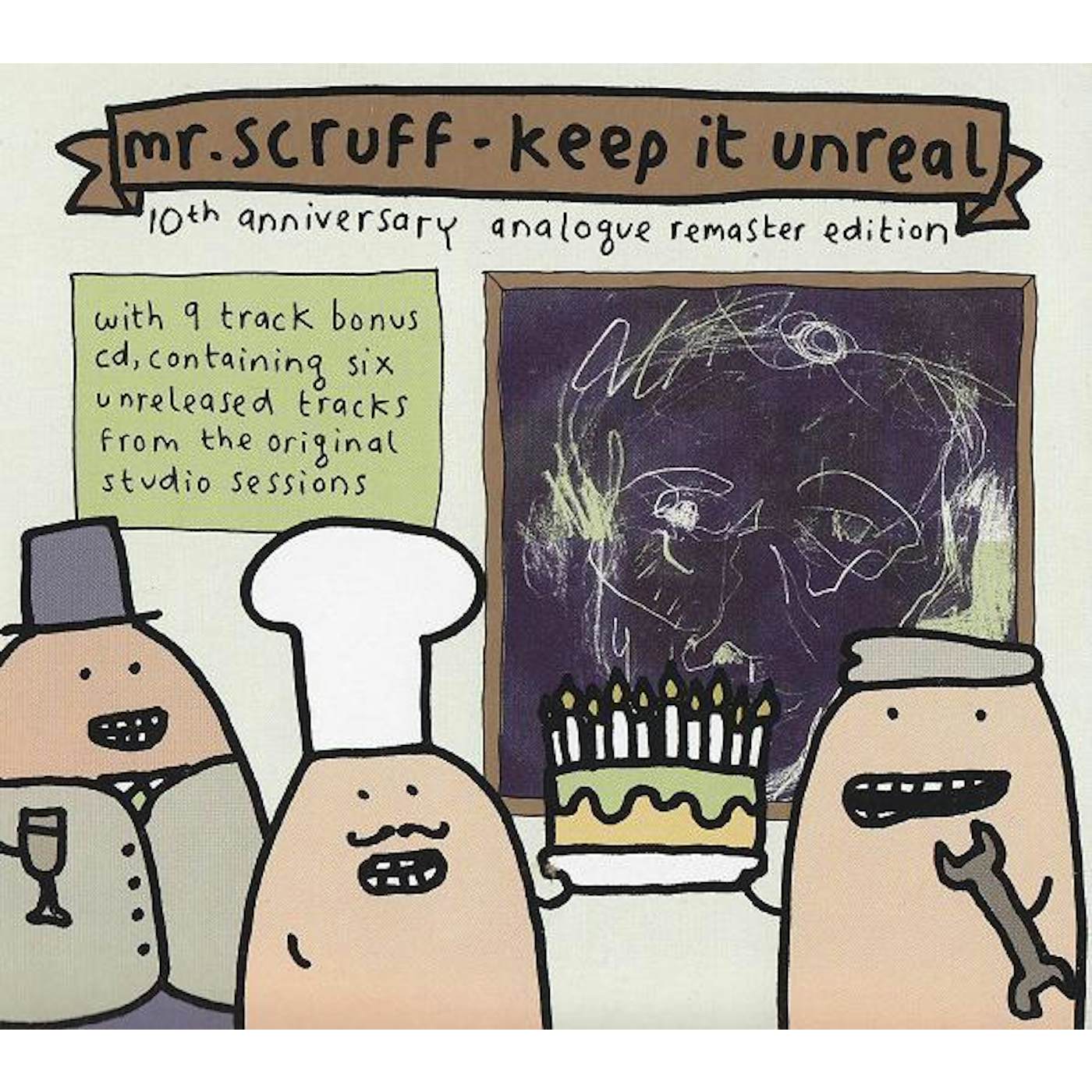 Mr. Scruff KEEP IT UNREAL (10TH ANNIVERSARY ANALOGUE REMASTER) CD