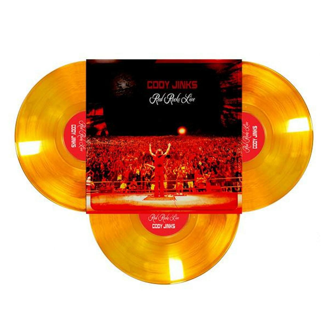 Cody Jinks RED ROCKS LIVE (3LP/ORANGE VINYL) Vinyl Record