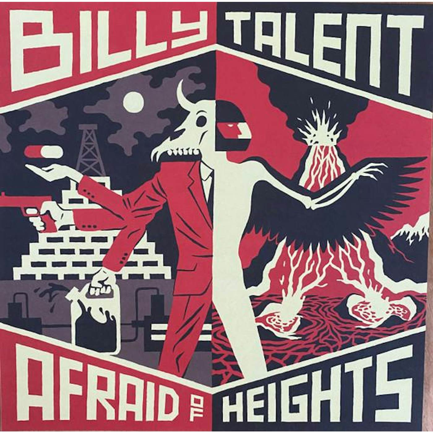 Billy Talent AFRAID OF HEIGHTS (2LP/COLOR VINYL) Vinyl Record
