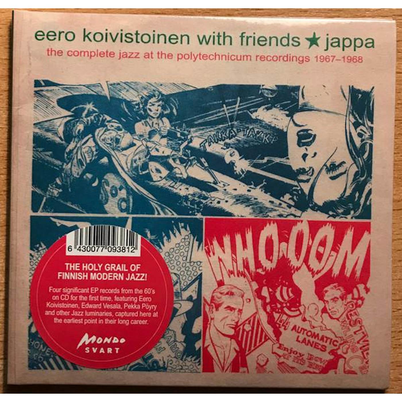 Eero Koivistoinen JAPPA:COMPLETE JAZZ AT THE POLYTECHNICUM 1967-1968 CD