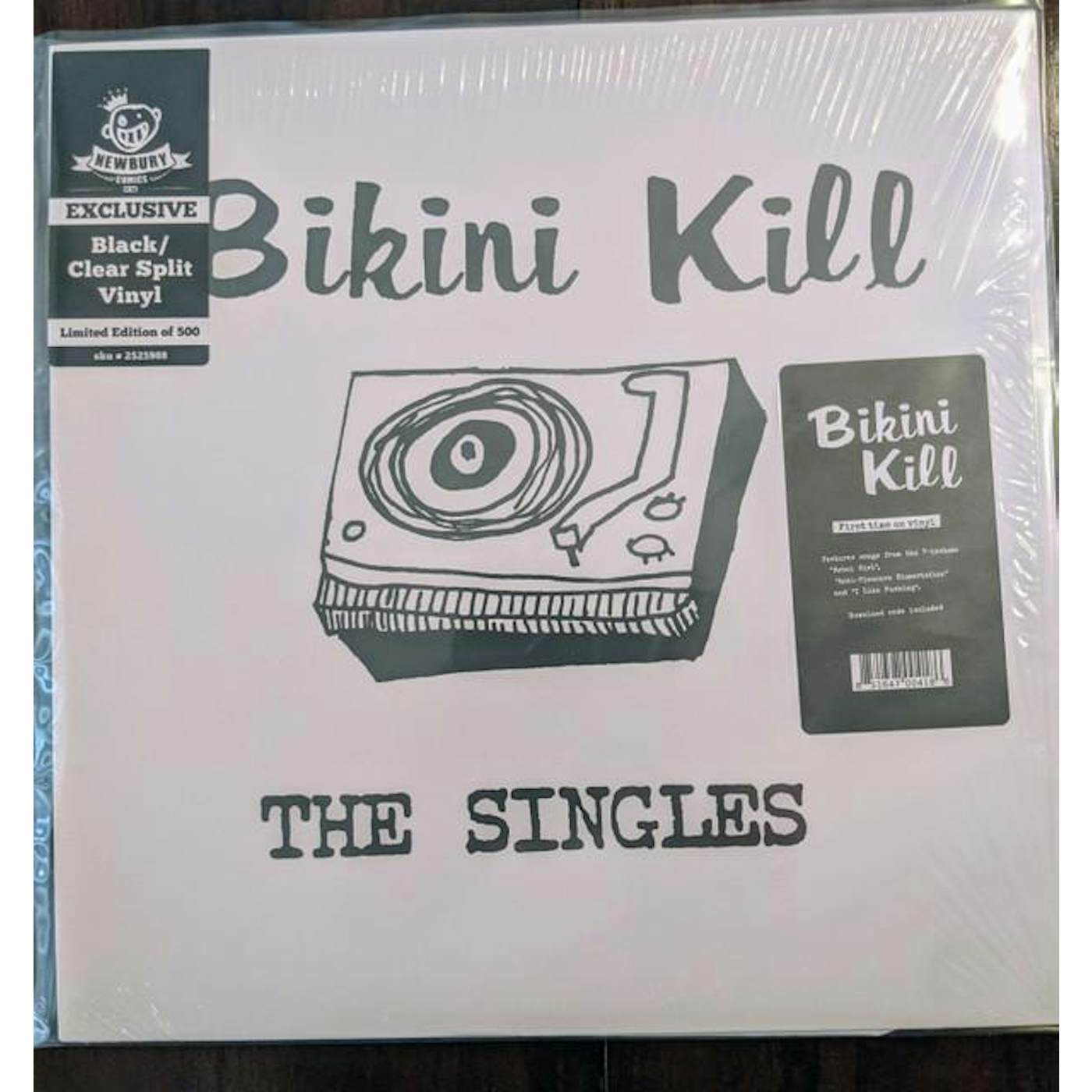 Bikini Kill SINGLES (DL CODE) Vinyl Record