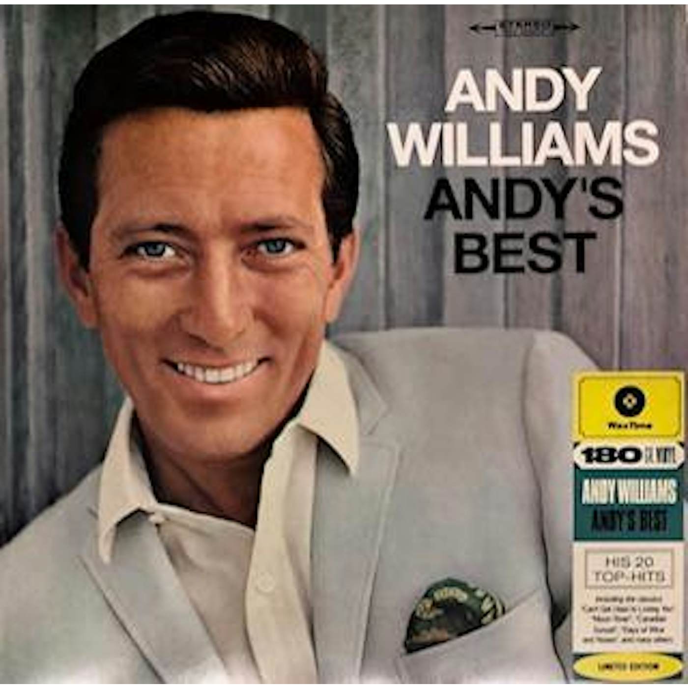 Andy Williams ANDY'S BEST - HIS 20 TOP HITS Vinyl Record