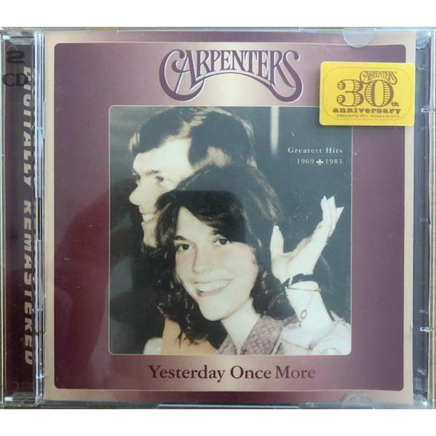 Carpenters YESTERDAY ONCE MORE: GREATEST HITS 1969 - 1983 CD