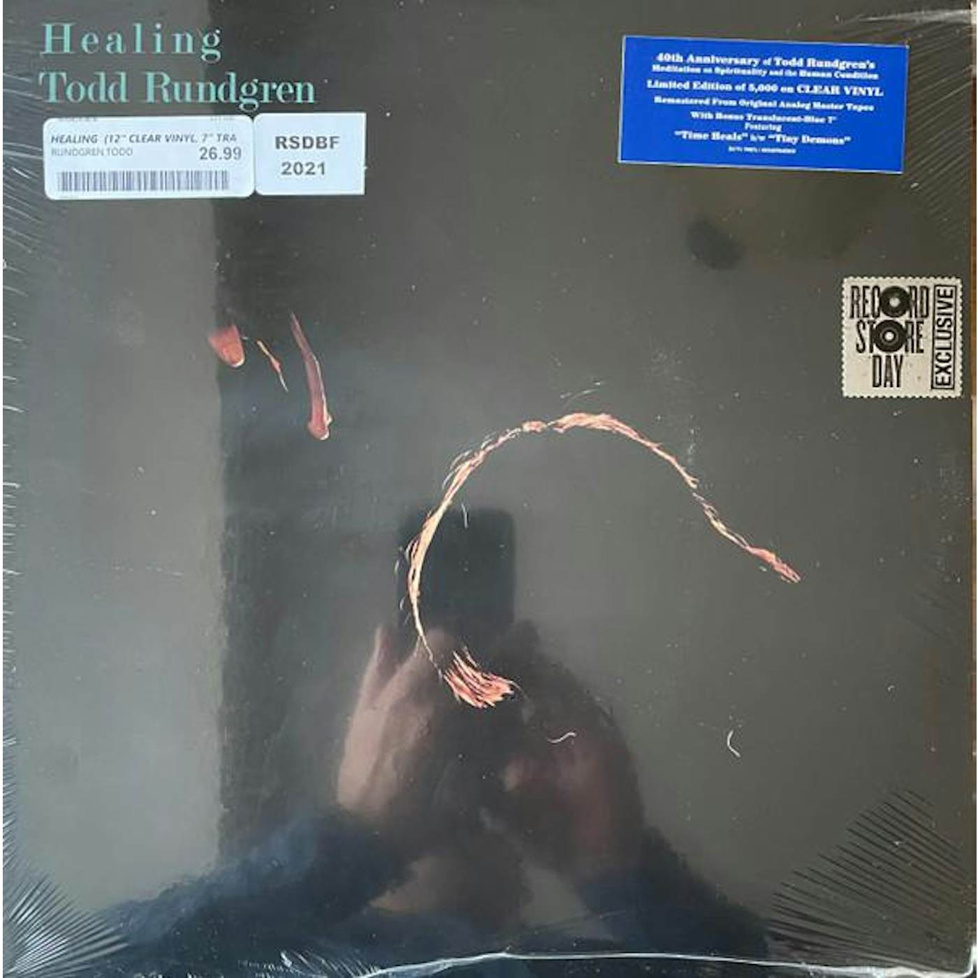 Todd Rundgren HEALING (CLEAR VINYL/TRANSLUCENT BLUE 7INCH) (RSD) Vinyl Record