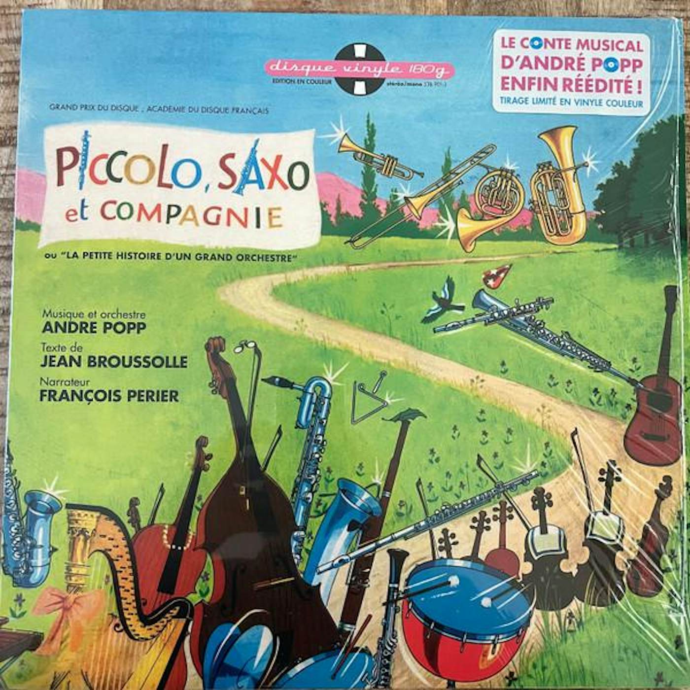 André Popp PICCOLO SAXO ET COMPAGNIE OU LA PETITE HISTOIRE Vinyl Record