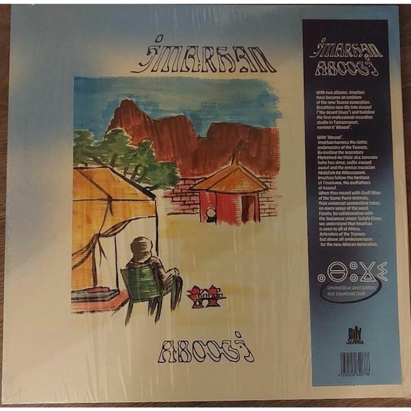 Imarhan ABOOGI (TRANSPARENT BLUE VINYL/DL CARD) Vinyl Record