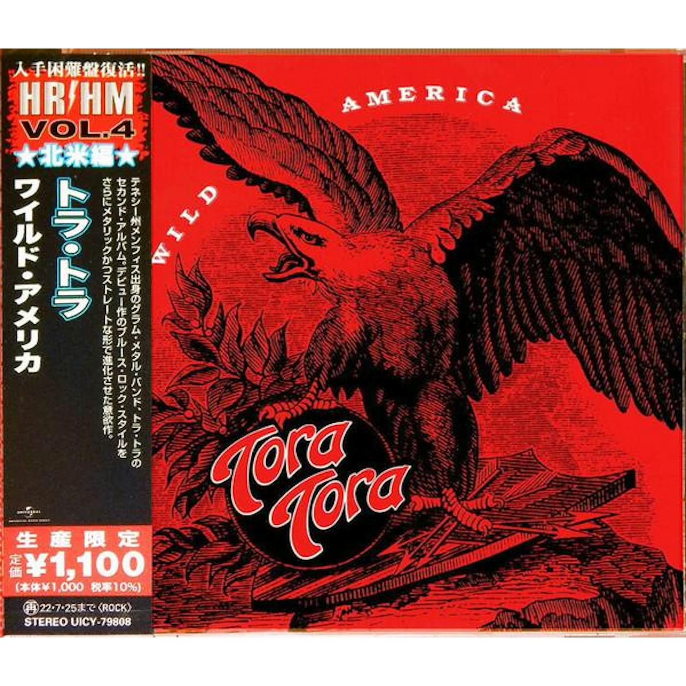 Tora Tora WILD AMERICA LTD CD