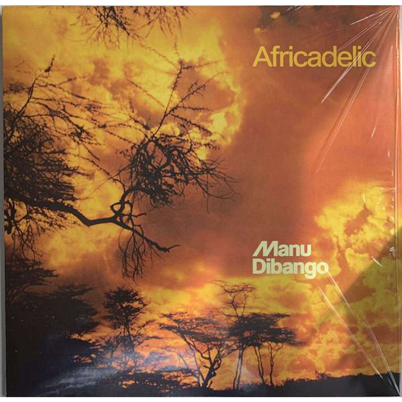 Manu Dibango AFRICADELIC (ORANGE VINYL) Vinyl Record