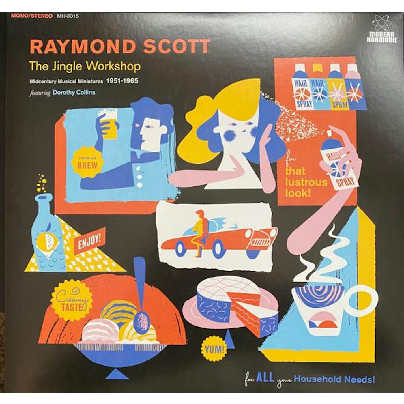 Raymond Scott JINGLE WORKSHOP: MIDCENTURY MUSICAL MINIATURES 1951-1965 (CLEAR VINYL) Vinyl Record