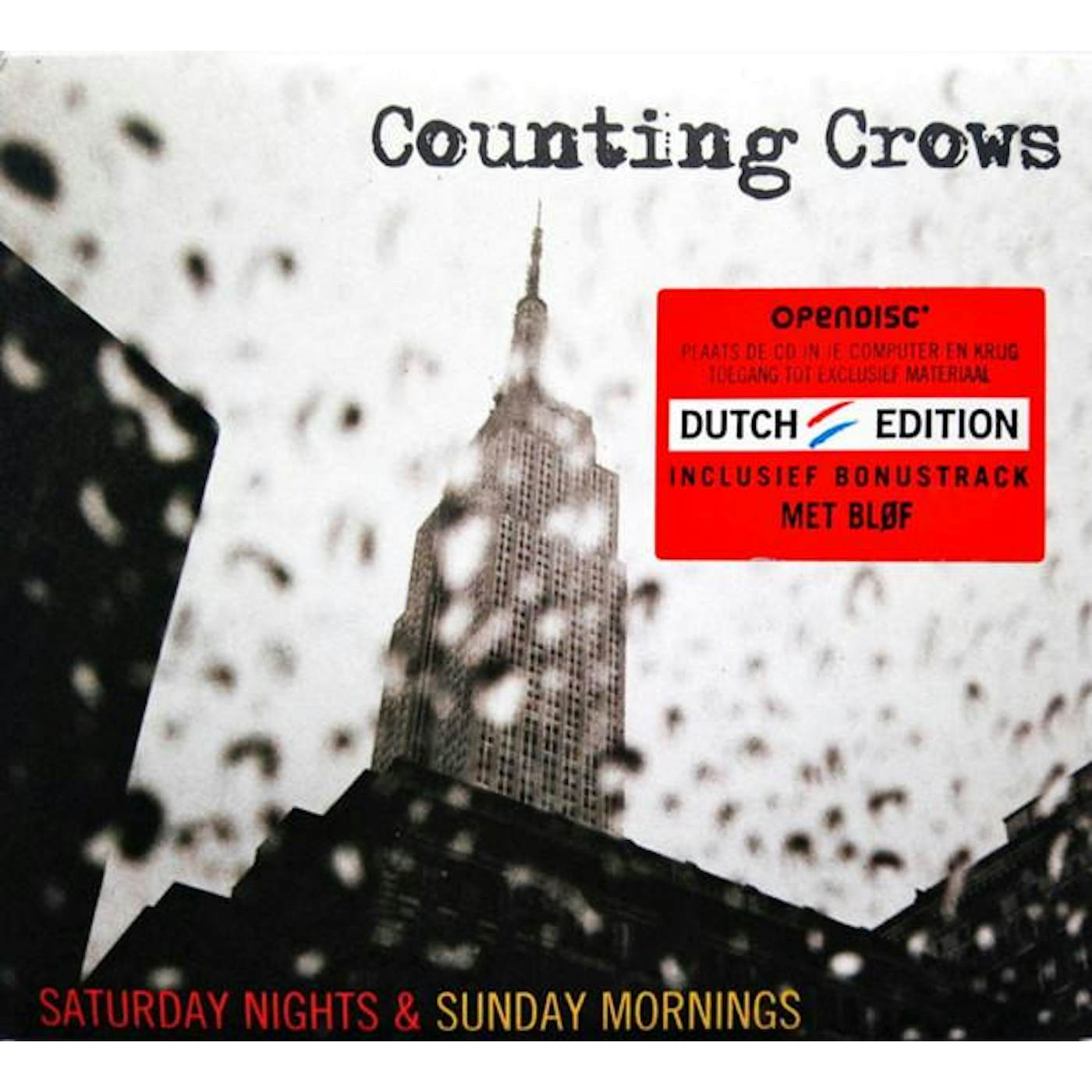 Counting Crows SATURDAY NIGHTS & SUNDAY MORNING CD