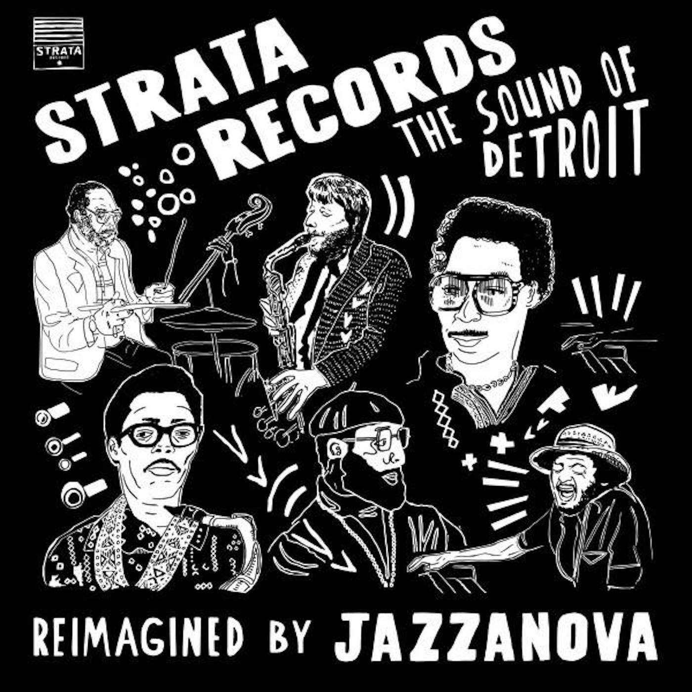 Jazzanova STRATA RECORDS - THE SOUND OF DETROIT - REIMAGINED Vinyl Record