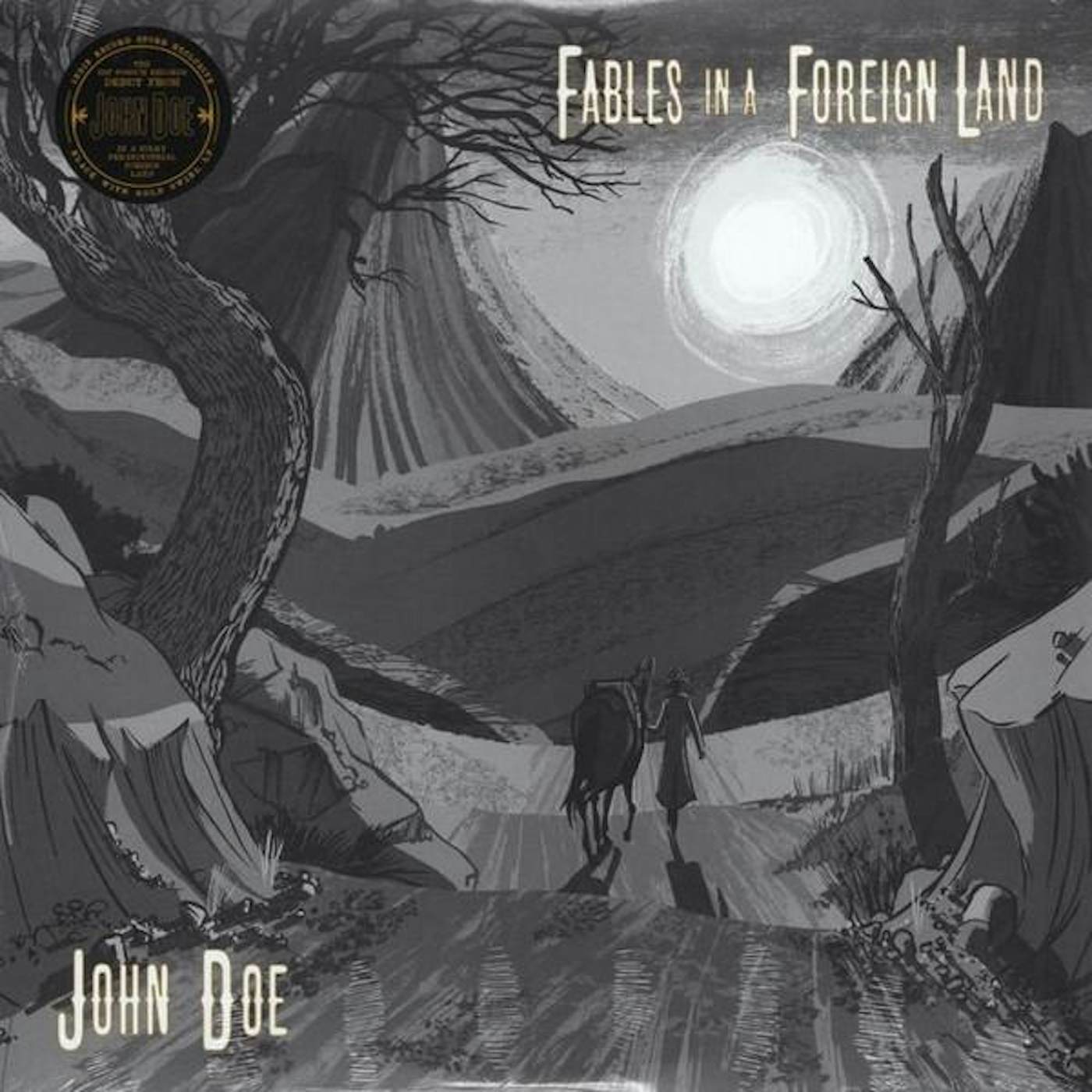 John Doe FABLES IN A FOREIGN LAND (BLACK WITH GOLD SWIRL VINYL) (I) Vinyl Record