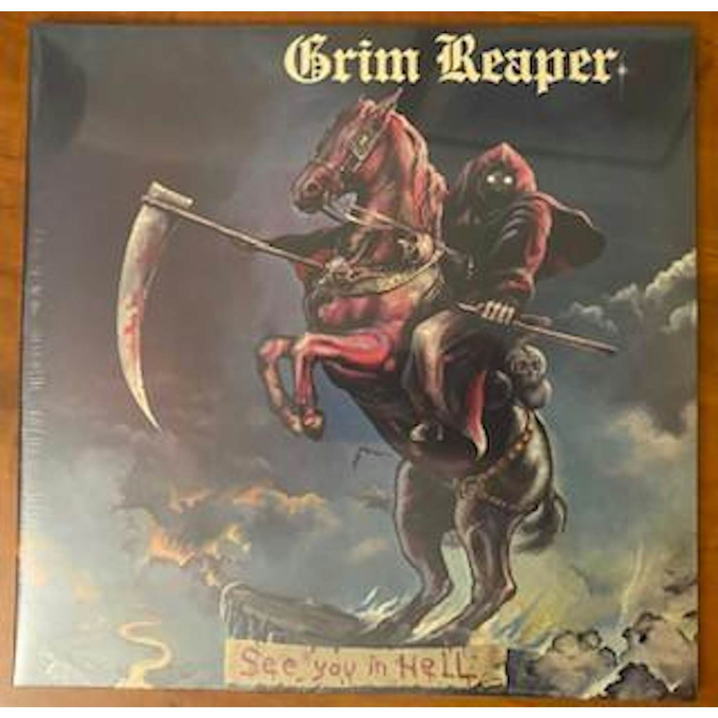 Grim Reaper SEE YOU IN HELL (GREY VINYL) Vinyl Record