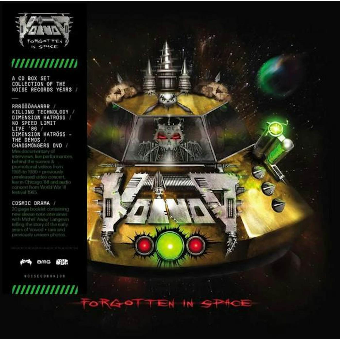 Voivod FORGOTTEN IN SPACE (CD BOXSET/5CD/DVD) CD