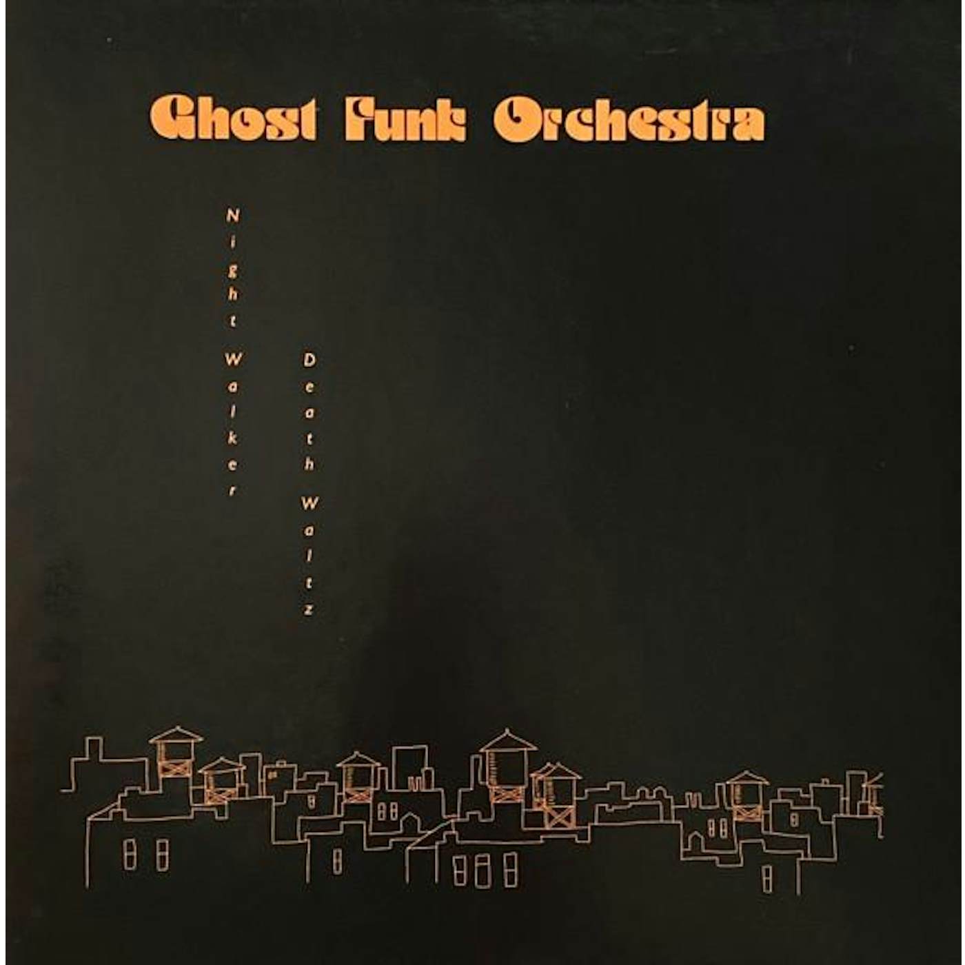 Ghost Funk Orchestra NIGHT WALKER / DEATH WALTZ (OPAQUE RED VINYL) (I) Vinyl Record