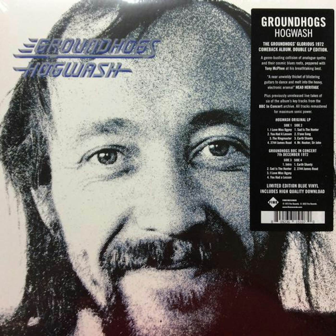The Groundhogs HOGWASH (BLUE VINYL/2LP) Vinyl Record