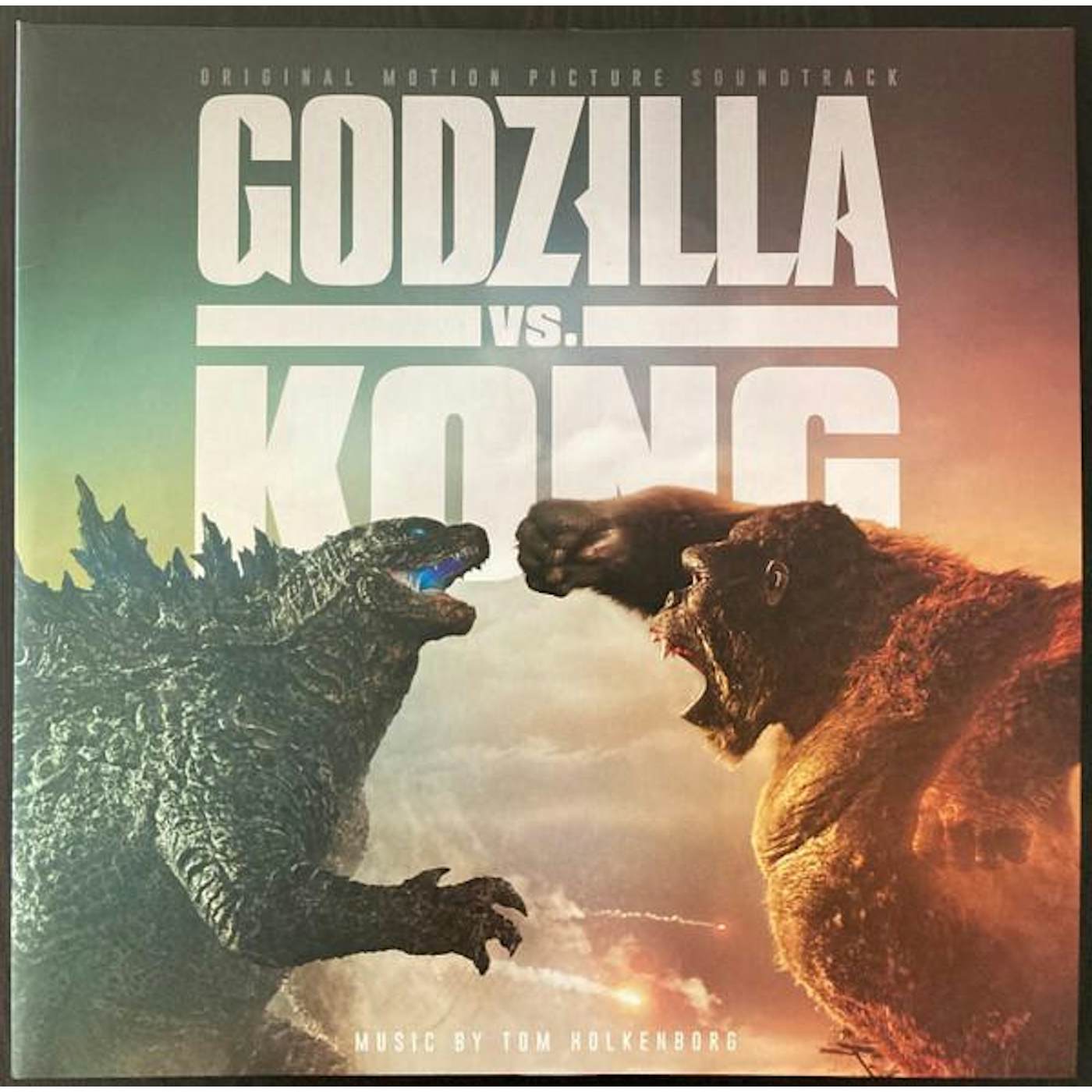 Junkie XL GODZILLA VS KONG Original Soundtrack (BLUE & ORANGE MULTI-COLOR VINYL/2LP) Vinyl Record