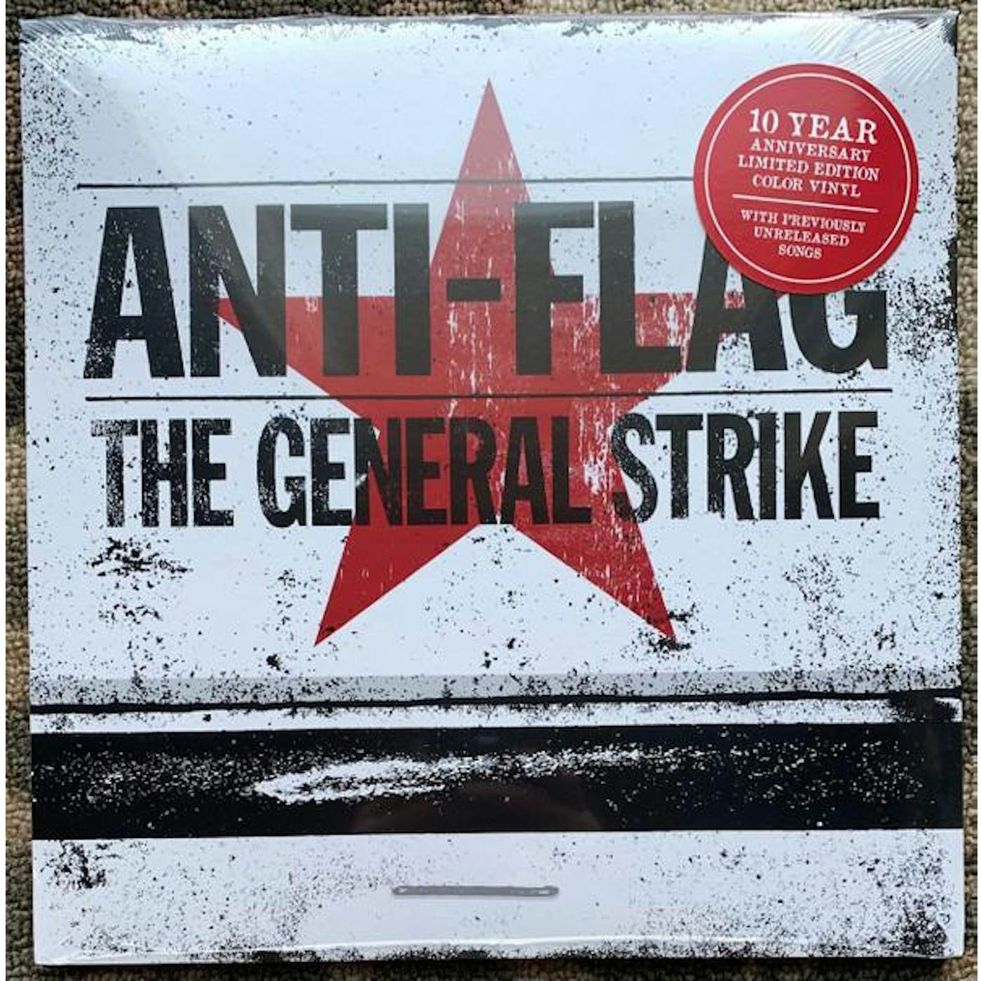 Anti-Flag GENERAL STRIKE (RED VINYL) Vinyl Record