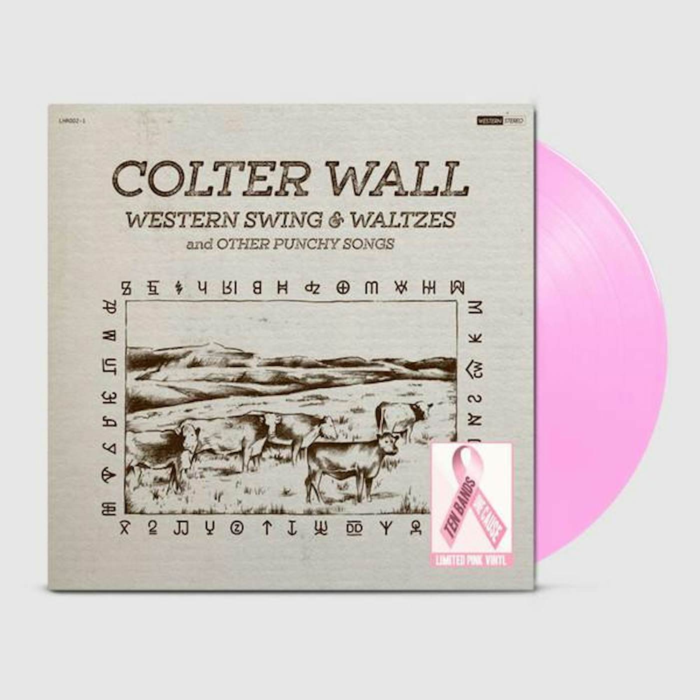 Colter Wall WESTERN SWING & WALTZES & OTHER PUNCHY SONGS (PINK VINYL) (TEN BANDS ONE CAUSE) Vinyl Record